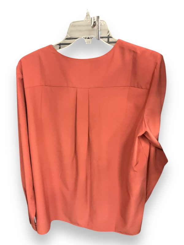 Top Long Sleeve By Lands End In Coral, Size: M Online Hot Sale