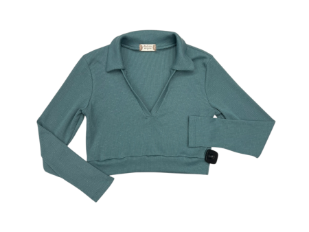 Top Long Sleeve By Altard State In Teal, Size: M Hot on Sale