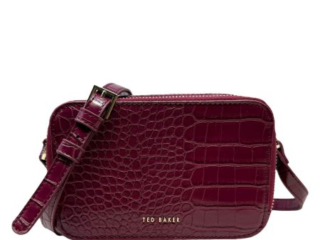 Stina Double Zip Mini Camera Bag Leather By Ted Baker, Size: Small Online