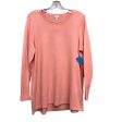 Top Ls By Chicos In Peach, Size:L For Cheap