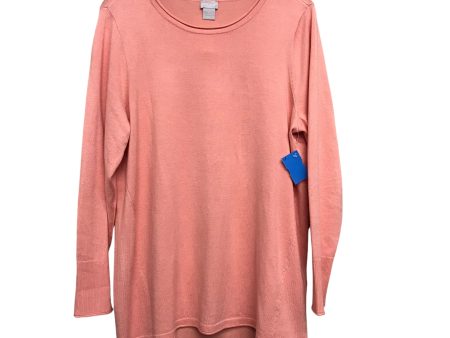 Top Ls By Chicos In Peach, Size:L For Cheap