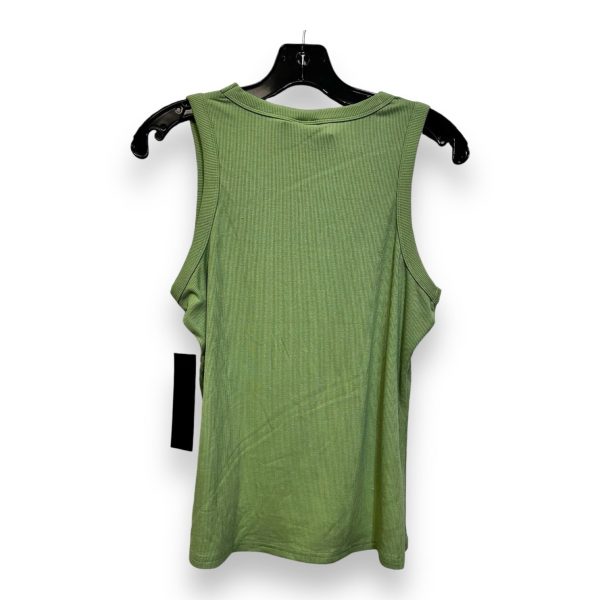 Top Sleeveless By Mono B In Green, Size: L Fashion