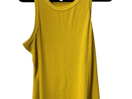 Top Sleeveless Basic By Clothes Mentor In Yellow, Size: Xxl Fashion