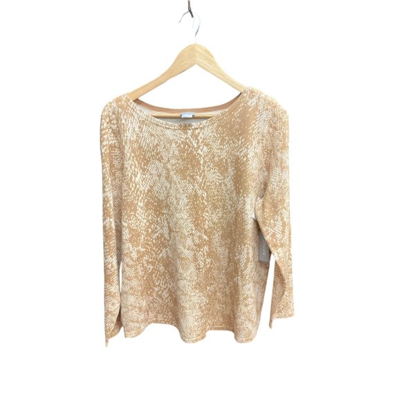 Top Long Sleeve By Chicos In Snakeskin Print, Size: Xl Discount