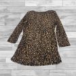 Top Long Sleeve By Inc In Animal Print, Size: Xl Fashion