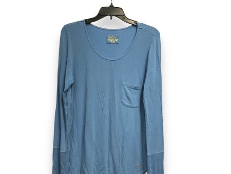 Top Long Sleeve Designer By Lilly Pulitzer In Blue, Size: M For Cheap