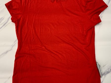 Top Short Sleeve By Ted Baker In Coral, Size: Xl Online