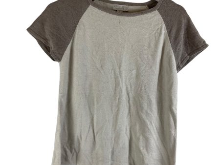 Top Short Sleeve By Barefoot Dreams In Cream, Size: S Hot on Sale