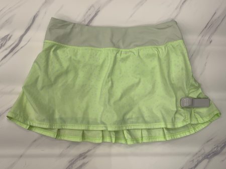 Athletic Skort By Lululemon In Yellow, Size: 6 For Discount