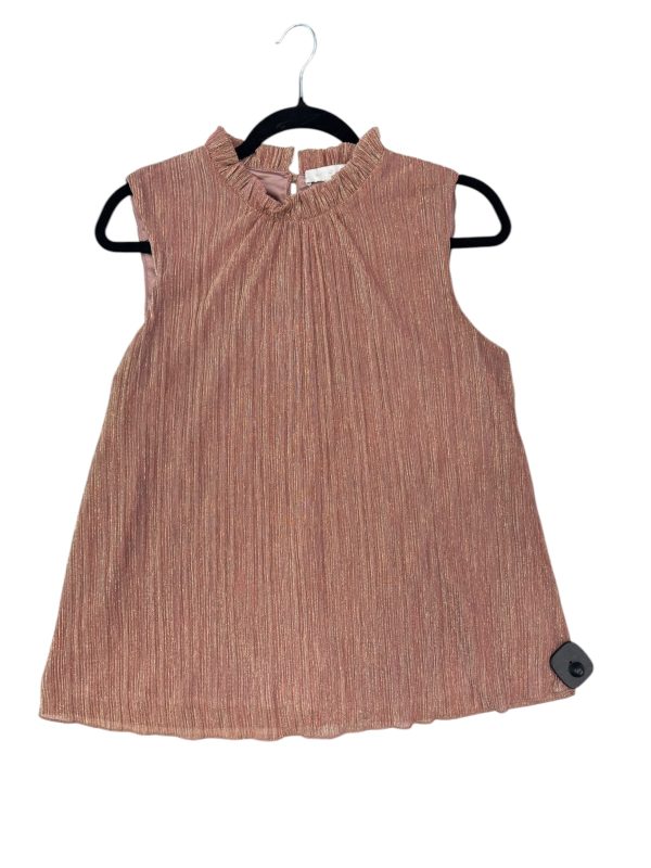 Top Sleeveless By Anthropologie In Pink, Size: S Cheap