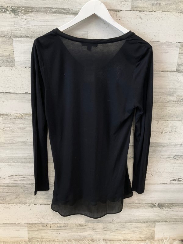 Top Long Sleeve By Inc In Black, Size: M Online Sale