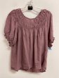 Top Short Sleeve By Maurices In Purple, Size: L Fashion