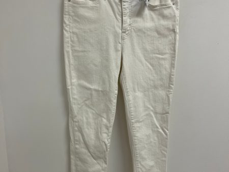 Jeans Skinny By J. Crew In White, Size: 8 Cheap