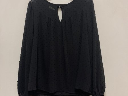 Top Long Sleeve By Maurices In Black, Size: L Cheap