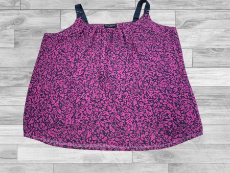 Top Sleeveless By Lane Bryant In Black & Pink, Size: 24 Online Hot Sale