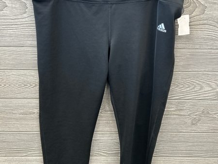 Athletic Leggings By Adidas In Black, Size: Xl Online Hot Sale