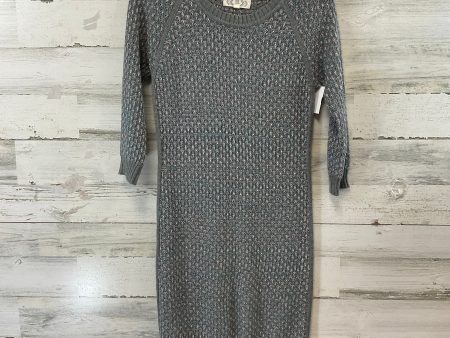 Dress Sweater By Pink Rose In Grey, Size: M Cheap