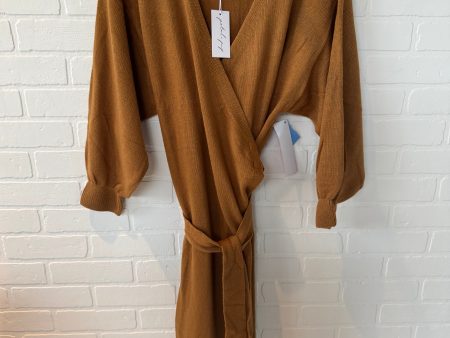 Dress Sweater By Cmc In Brown, Size: M Sale