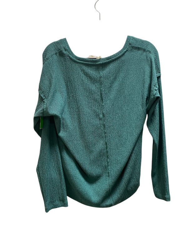 Top Long Sleeve By Anthropologie In Green, Size: S Discount