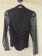 Top Long Sleeve By Evereve In Black, Size: M Supply