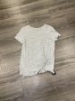 Top Short Sleeve By Time And Tru In Grey, Size: M For Discount