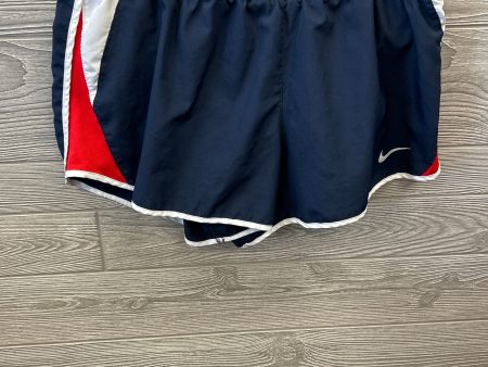 Athletic Shorts By Nike Apparel In Blue & Red & White, Size: Xl For Sale