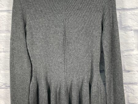 Top Long Sleeve Designer By Rebecca Taylor In Grey, Size: M on Sale