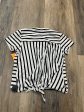 Top Short Sleeve By Madewell In Striped Pattern, Size: M For Discount