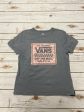 Top Short Sleeve By Vans In Grey, Size: Xs For Cheap