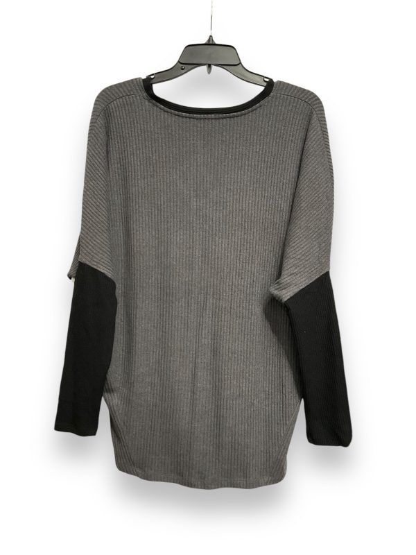 Top Long Sleeve By White House Black Market In Grey, Size: S Hot on Sale