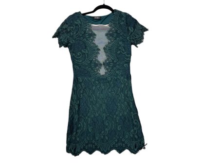 Dress Party Midi By Storia In Green, Size: 10 For Cheap