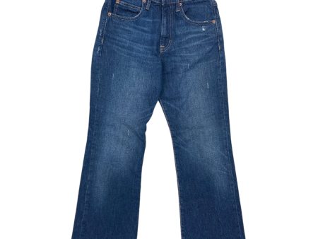 Jeans Flared By Gap In Blue Denim, Size: 0 Online Hot Sale