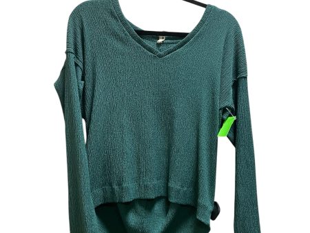 Top Long Sleeve By Anthropologie In Green, Size: S Discount