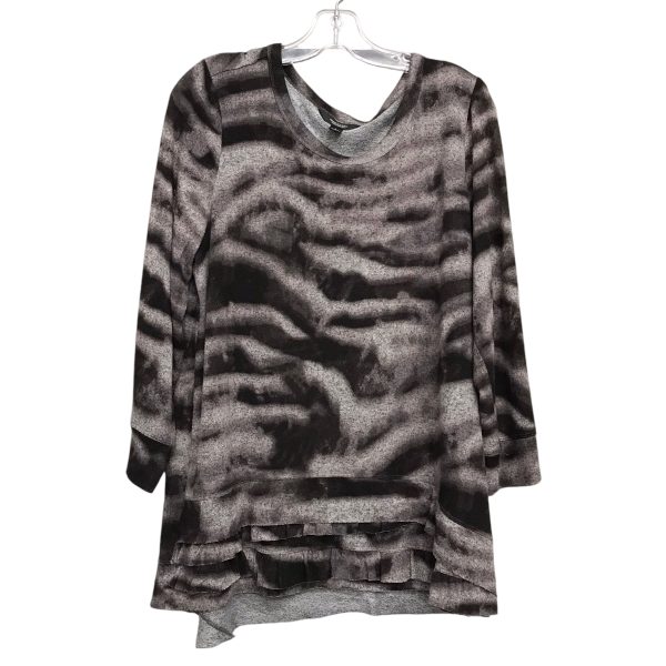 Top Ls By Simply Vera In Animal Print, Size:L For Cheap