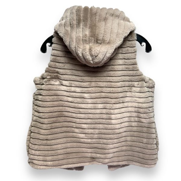 Faux Fur Hooded Vest By Rachel Zoe In Taupe, Size: S Online now