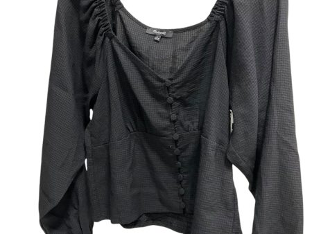 Top Long Sleeve By Madewell In Black, Size: L Discount