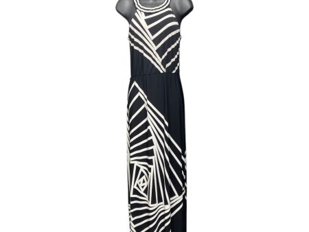 Dress Casual Maxi By Bcbgmaxazria In Black & White, Size: Xs Discount