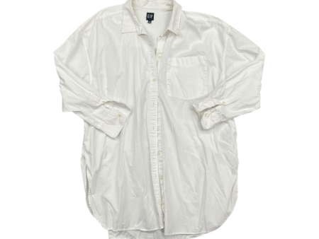 Tunic Long Sleeve By Gap In White, Size: Xxl Online now