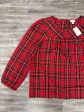 Top Long Sleeve By J. Crew In Plaid Pattern, Size: Lp For Cheap